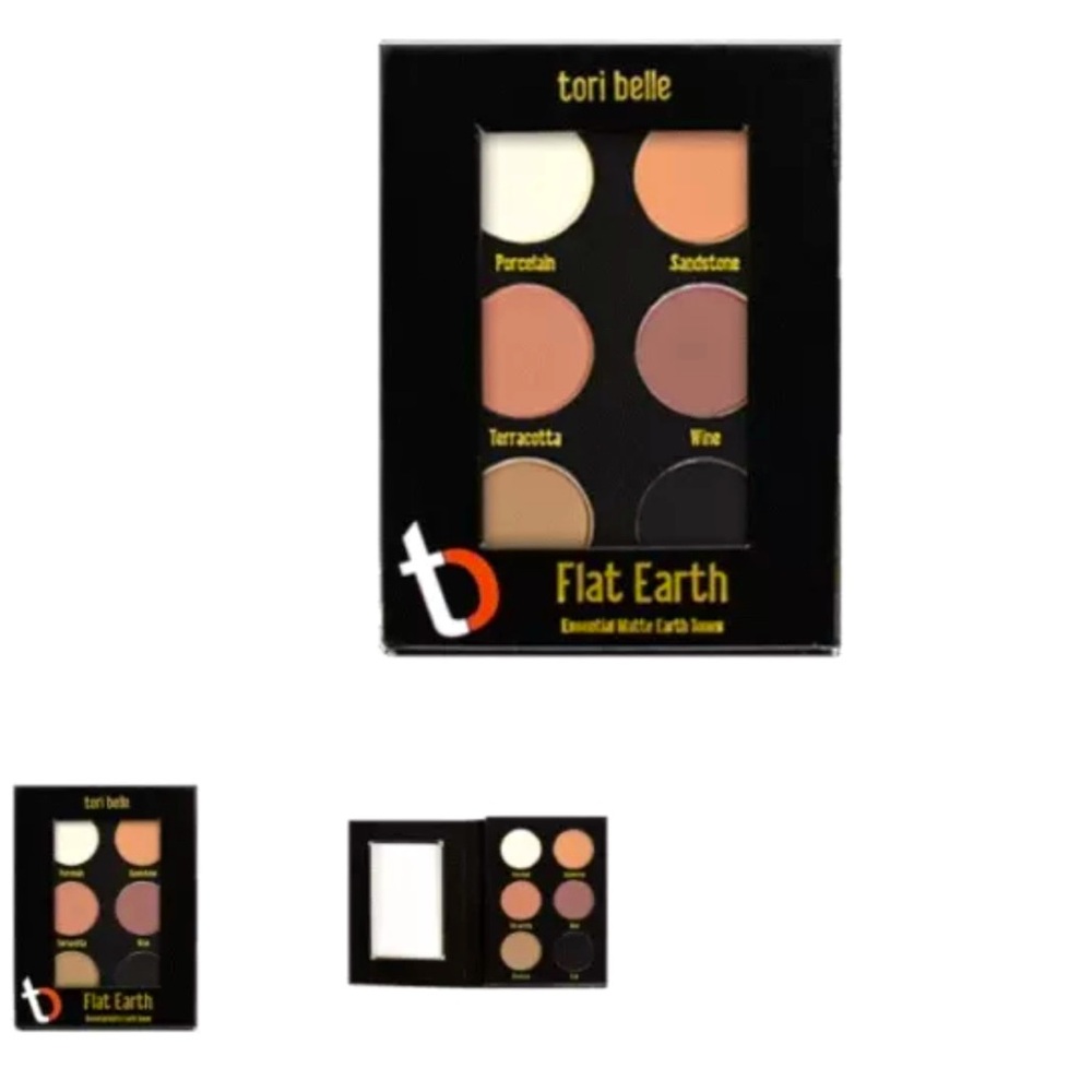 👀🌎FLAT EARTH Eye Shadow Palette Makeup🌎👀